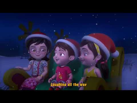 Jingle Bells Animation Song with Lyrics for Kids : Joyful Christmas 2020 - YouTube