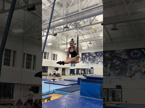 women try men’s gymnastics 🤯 #gymnastics #gymnast #challenge