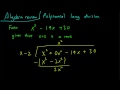 Polynomial Long Division Concepts