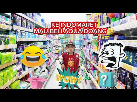 BRYAN BELI JAJAN NAIK KERETA KE INDOMARET !! | Vlog BRYAN