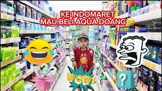BRYAN BELI JAJAN NAIK KERETA KE INDOMARET !! | Vlog BRYAN