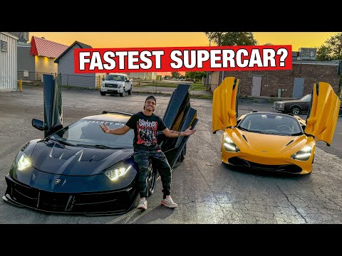 The FASTEST Supercar I’ve Ever Raced! *Mclaren 720s vs Lamborghini Aventador*