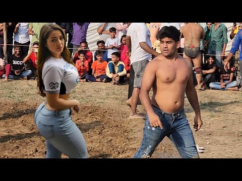 खूबसूरत लड़की ने चैलेन्ज कर दिया जावेद गनी को कुश्ती के लिए। new kushti video javed gani jammu 2024