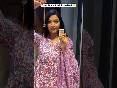Hum behno ka maksad ek hi hai 😈 #shivaniiguptavlogs #comedy #rakhi #bhaibehen #rakshabandhan