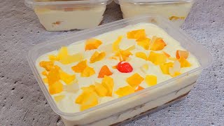 Crema de Fruta Recipe / Graham Fruit Cake