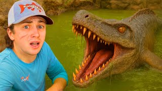 I Found Dinosaurs in an Abandoned Pond!
