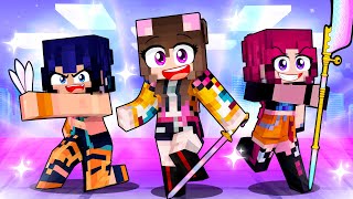 NOS CONVERTIMOS en CAZADORAS de DEMONIOS K-POP ⚔️👹en MINECRAFT!