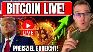 🔴LIVE Preis Anstieg!🚨 Bitcoin erreicht bullishe Ziele! Geht es noch darüber hinaus?