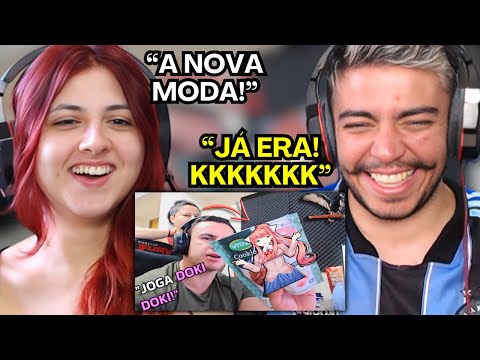 XANDÃO QUASE não TANKOU a Live de SEXTA | XANDÃO JOGA DOKI DOKI | REACT em CASAL