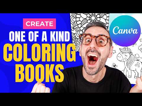 Make a Unique Coloring Book in Canva – The Perfect Personalized Gift!