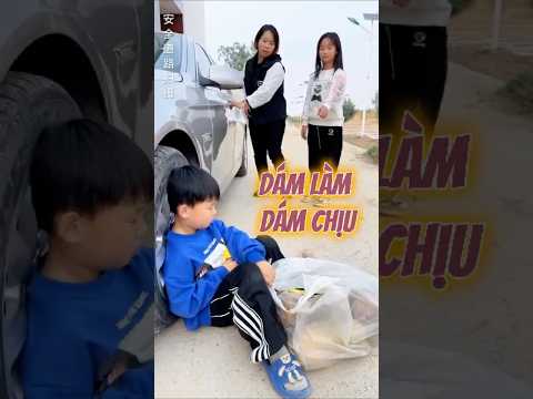 Cậu bé nhà nghèo nhưng can đảm - SAI DÁM CHỊU TRÁCH NHIỆM #Shorts