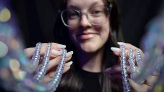 ASMR Playing w Your Glass Hair - personal attention role play for sleep, satisfying visual asmr