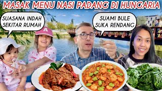 MASAK RENDANG SAMBAL UDANG PETE DAUN SINGKONG SUASANA SEKITARAN RUMAH DI HUNGARIA @rendanggadih