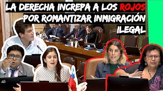 La izquierda chilena romantizando la inmigración ILEGAL en el congreso chileno.