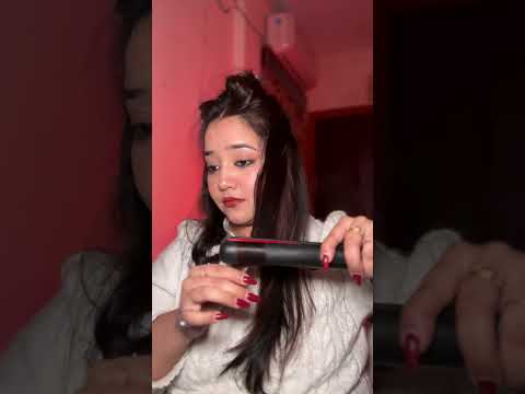 hair straightener curls holds the longest ✨#hair #hairstraightener #hairstyle #hairhacks #hairhack
