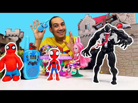 ¡Clon de Hombre Araña! Juegos e ideas de plastilina con Superhéroes