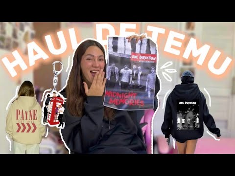 pedí cosas de One Direction en TEMU🧡 vestidos, rizador de cabello y más | haul de temu🛍️