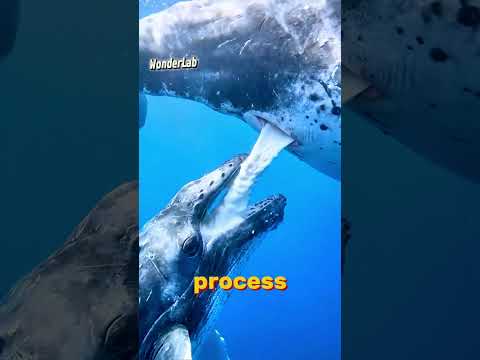 How the Blue Whale Feeds Its Calf Underwater
