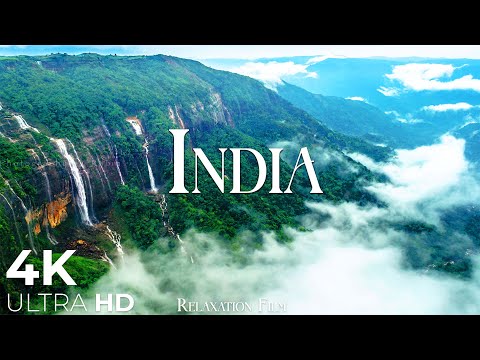 Horizon View in INDIA - Breathtaking Nature bath Relaxing Music - 4k Video HD Ultra