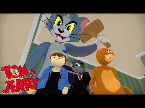 TREVIN SALVOU JERRY de TOM ! TOM e JERRY MASSINHA DE MODELAR ! HUMAN FALL FLAT