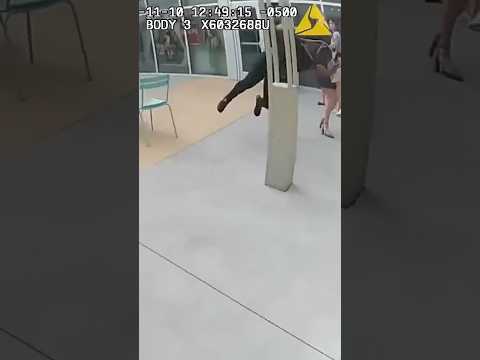 Fleeing Suspect Runs Into a Pole