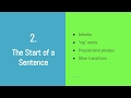 Sentence Structure and Variety Concepts