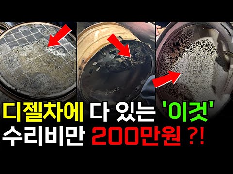 디젤차에 다 있는 '이것' 때문에 수리비 200만원 나왔습니다. 정비소 사장님의 강력 추천템! 디젤차 타면 무조건 해보세요