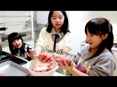 【マイちゃんと一緒！な日々3/6】マイちゃんと楽しくハンバーグ作り！英奈