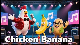🐤Chicken Banana 🍌 -  Children's song - by "Çamarroket"