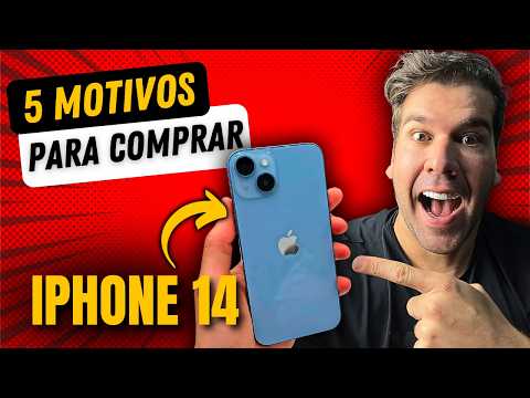 5 MOTIVOS para COMPRAR o iPhone 14 em 2025