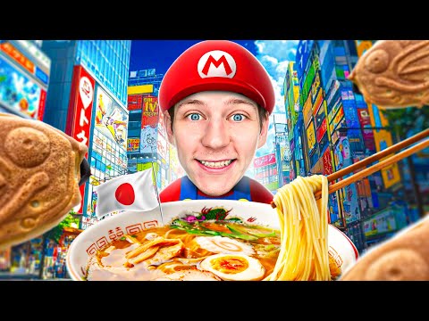 Manger 24H dans le quartier JEUX VIDÉOS de TOKYO 🕹️