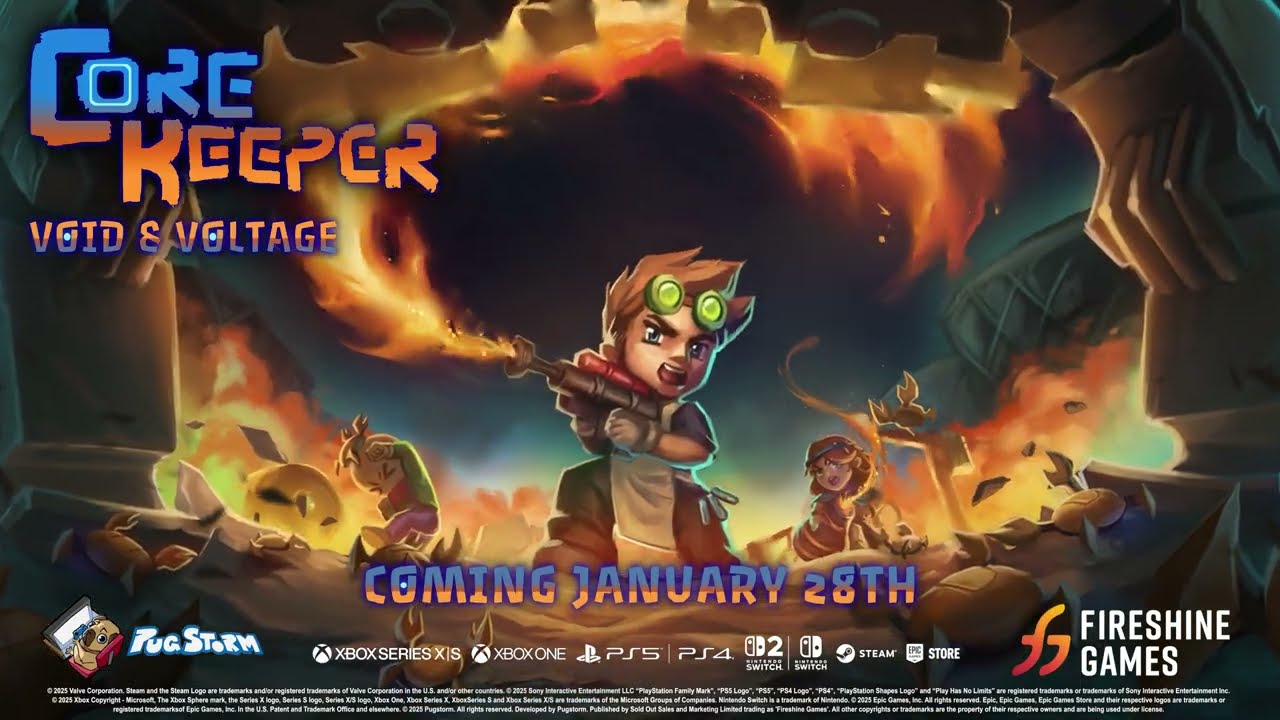 Core Keeper: Void & Voltage trailer thumbnail