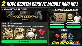 2 KODE REDEEM TERBARU FC MOBILE CLAIM PEMAIN ICON GRATIS ! UPDATE HADIAH EVENT LAGA IKON FC MOBILE