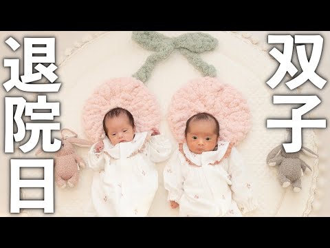 【双子育児】初めて家族4人が揃った1日に密着！