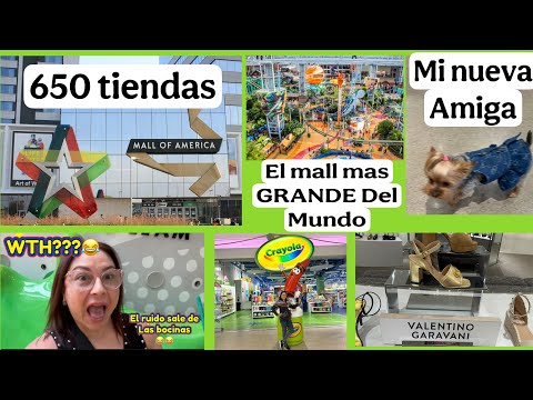 Este es el MALL mas grande de USA y del MUNDO😍650 tiendas y 60 restaurantes😍 Minnesota🌸
