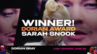 The Picture of Dorian Gray - Starring Tony Award Winner Sarah Snook. Thru June 29 Only