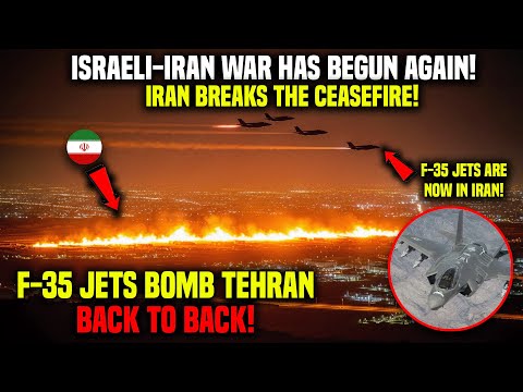 War Starting Again! Iran Breaks Ceasefire – Then F-35 Fighter Jets Brings the THUNDER!