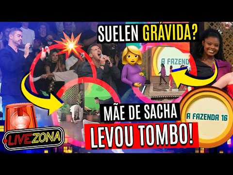 🚨Mãe de Sacha Bali LEVA TOMBO na Final da Fazenda! SUELEN GRÁVIDA?👶 ESPOSA DE YURI CAUSA NA RECORD!💥