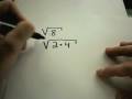 Radical Notation and Simplifying Radicals Explained