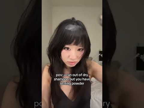 it actually works prettty well 😭 #dryshampoo #hair #meimazing #hairtok #hairstyles