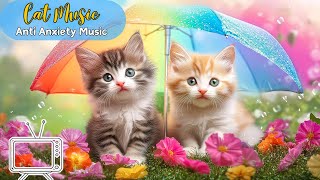 Calming Music for Cats with Anxiety! Cozy Ambience Piano Music Deep Relaxation | No Ads