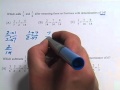 Operations with Fractions