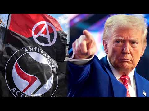 YouTube video thumbnail: Trump Targets Antifa Movement as 'Terrorist Organization'
