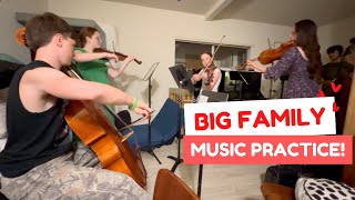 Our last family music practice before Elijah & Pearl left for Juilliard! - How to Train your Dragon