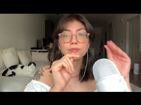 ASMR Intense Mouth Sounds & Hand Movements/ Sounds (Wet & Dry)