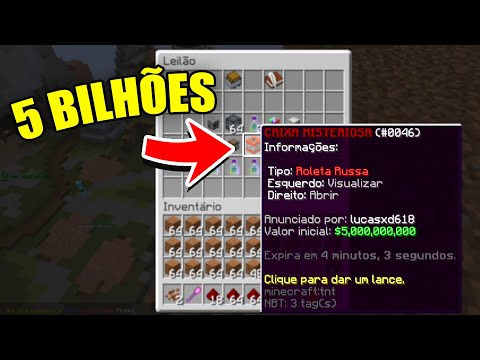 ⭐Minecraft : Comprei a caixa que tem chance de levar ban!