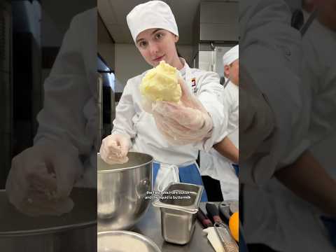 a happy butter accident 🧈 #nyc #culinaryschool