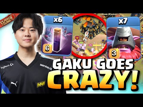 NAVI GAKU breaks Throwers (and bats?!) with INSANE NEW ATTACK! Clash of Clans