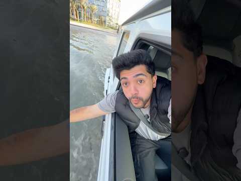 عربيه بتمشي في الماء 🤯🚘💦