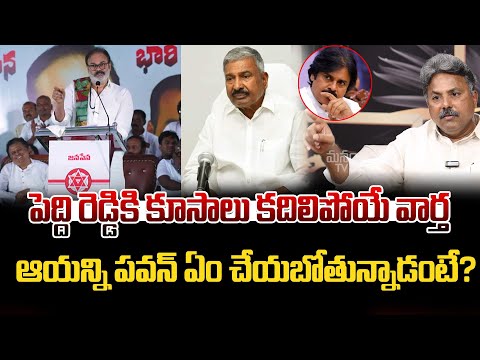 పెద్ది రెడ్డికి కూసాలు కదిలిపోయే వార్త | Pawan Kalyan Master Plan On Peddi Reddy | AP Politics